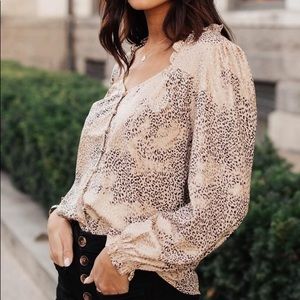 Böhme Women’s Animal Print Blouse